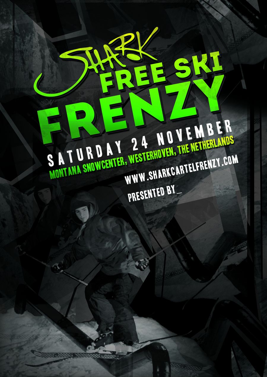 Shark Free Ski Frenzy poster, 24 November 2012