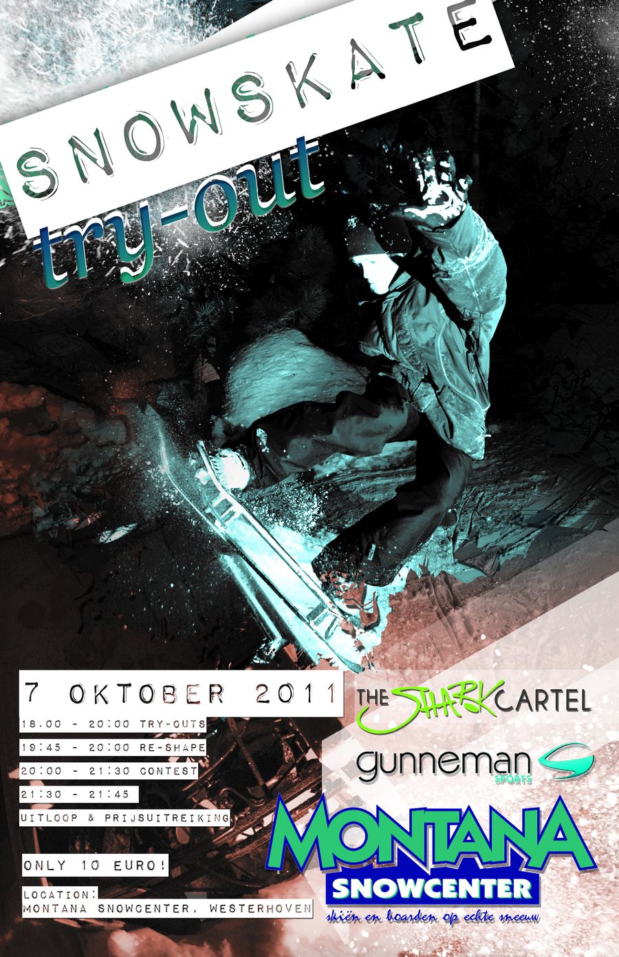 Snowskate Try-Out poster, 7 October 2011